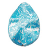 Imitate Gemstone Acrylic Beads, Twist Teardrop 35x24mm Hole:2mm, Sold by Bag