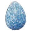 Imitate Gemstone Acrylic Beads, Flat Teardrop 39x27mm Hole:2mm, Sold by Bag