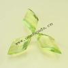 Transparent Acrylic Beads Faceted Diamond 12x23mm Sold by Bag