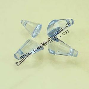Transparent Acrylic Beads 9x15mm Sold by Bag