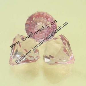 Transparent Acrylic Beads 15x16mm Sold by Bag