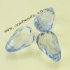 Transparent Acrylic Beads Faceted Teardrop 11x18mm Sold by Bag