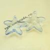 Transparent Acrylic Beads Star 29mm Sold by Bag