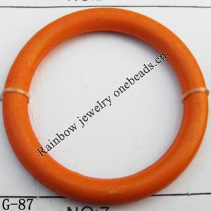 Imitate Wood  Acrylic Beads  Ring  42mm in diameter  32mm in inner diameter  Sold by bag