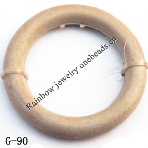 Imitate Wood  Acrylic Beads  Ring  26mm in diameter  18mm in inner diameter  Sold by bag