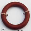 Imitate Wood  Acrylic Beads  Ring  18mm in diameter  12mm in inner diameter  Sold by bag