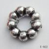 Antique Silver Acrylic Beads Donut 12mm in diameter 5mm in inner diameter  Sold by Bag