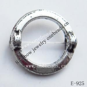 Antique Silver Acrylic Beads Donut 14mm in diameter 10mm in inner diameter Hole:1mm  Sold by Bag
