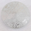 Imitate Gemstone Acrylic Beads, Flat Round 38x38x11mm Hole:1mm, Sold by Bag