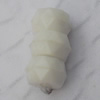  Solid Acrylic Beads, Faceted Drum 6x3mm Hole:1mm, Sold by Bag