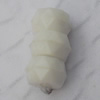  Solid Acrylic Beads, Faceted Drum 6x3mm Hole:1mm, Sold by Bag