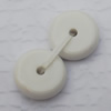  Solid Acrylic Beads, Flat Round 12x4mm Hole:1.5mm, Sold by Bag