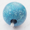 Imitate Gemstone Acrylic Beads, Round 12mm Hole:3mm, Sold by Bag