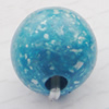 Imitate Gemstone Acrylic Beads, Round 14mm Hole:3.5mm, Sold by Bag