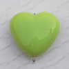  Solid Acrylic Beads, Heart 16x15mm Hole:2mm, Sold by Bag