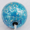 Imitate Gemstone Acrylic Beads, Round 26mm Hole:4mm, Sold by Bag