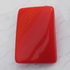  Solid Acrylic Beads, Twist Rectangle 21x15mm Hole:2mm, Sold by Bag