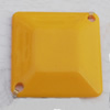 Solid Acrylic Beads, Square 40x7mm Hole:2.5mm, Sold by Bag