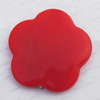  Solid Acrylic Beads, Flower 24x5mm Hole:1.5mm, Sold by Bag