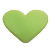  Solid Acrylic Beads, Heart 24x17mm Hole:1.5mm, Sold by Bag