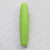  Solid Acrylic Beads, Tube 6x27mm Hole:1.5mm, Sold by Bag
