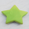  Solid Acrylic Beads, Star 26x17mm Hole:1.5mm, Sold by Bag