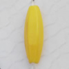  Solid Acrylic Beads, Tube 6x20mm Hole:2mm, Sold by Bag