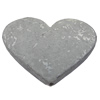 Imitate Gemstone Acrylic Beads, Heart 25x31mm Hole:2mm, Sold by Bag