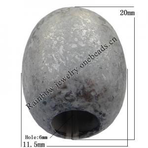 Imitate Gemstone Acrylic Beads, Drum 20x11.5mm Hole:6mm, Sold by Bag