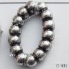 Antique Silver Acrylic Beads 14x21mm  Sold by Bag