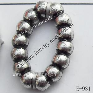 Antique Silver Acrylic Beads 14x21mm  Sold by Bag