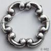 Antique Silver Acrylic Beads 22mm in diameter 17mm in inner diameter  Sold by Bag
