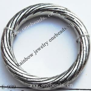 Antique Silver Acrylic Beads Donut 35mm in diameter 25mm in inner diameter  Sold by Bag