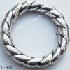 Antique Silver Acrylic Beads Donut 36mm in diameter 25mm in inner diameter  Sold by Bag