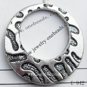 Antique Silver Acrylic Beads 35x35mm Hole:1mm  Sold by Bag