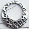 Antique Silver Acrylic Beads 35x35mm Hole:1mm  Sold by Bag