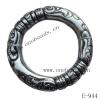 Antique Silver Acrylic Beads Donut 35mm in diameter 24mm in inner diameter  Sold by Bag