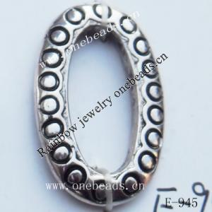 Antique Silver Acrylic Beads 16x25mm  Sold by Bag