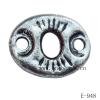 Antique Silver Acrylic Beads 25x30mm Hole:3.5mm  Sold by Bag