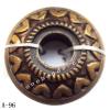 Antique Copper Acrylic Beads Donut 24mm in diameter 7mm in inner diameter Sold by bag