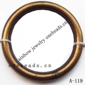 Antique Copper Acrylic Beads Ring 30mm in diameter 23mm in inner diameter Sold by bag