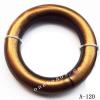 Antique Copper Acrylic Beads Donut 34mm in diameter 22mm in inner diameter Sold by bag