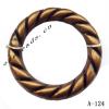 Antique Copper Acrylic Beads Ring 36mm in diameter 25mm in inner diameter Sold by bag