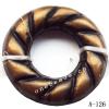 Antique Copper Acrylic Beads Donut 19mm in diameter 9mm in inner diameter Sold by bag