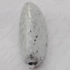 Imitate Gemstone Acrylic Beads, Tube 29x11mm Hole:2mm, Sold by Bag