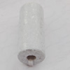 Imitate Gemstone Acrylic Beads, Column 25x10mm Hole:3mm, Sold by Bag