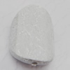 Imitate Gemstone Acrylic Beads, Twist Oval 25x17mm Hole:1.5mm, Sold by Bag