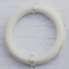  Solid Acrylic Beads, Donut O:26mm I:18mm, Sold by Bag