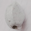 Imitate Gemstone Acrylic Beads, Twist Flat Oval 15x8mm Hole:2mm, Sold by Bag