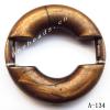 Antique Copper Acrylic Beads 39mm Hole:4mm Sold by bag